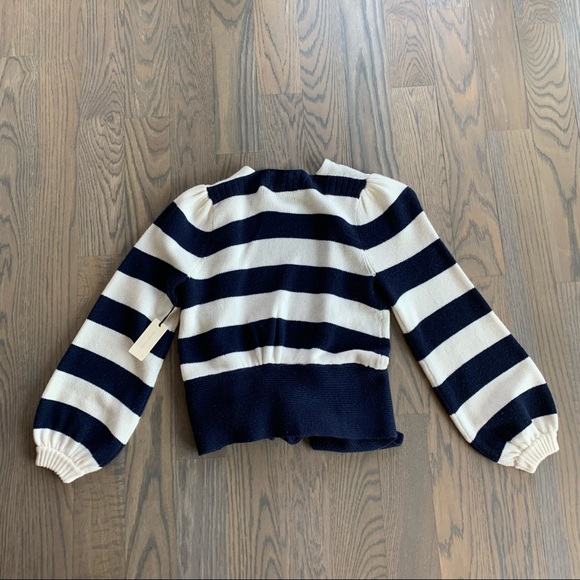 Brochu Walker Ayla Tie Cardi Atlas Stripe Sz M NWT - Picture 6 of 6